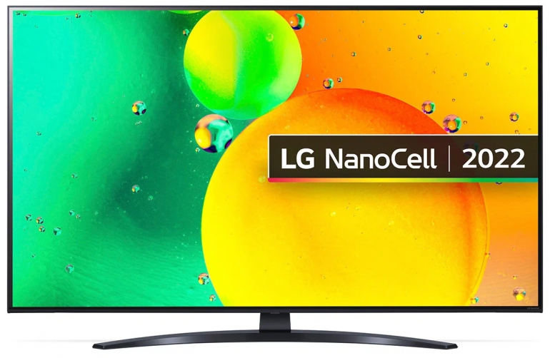 Фото 43" Телевизор LG 43NANO766QA 2022 NanoCell, HDR RU, черный