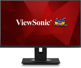 LCD ViewSonic 23.8" VG2455 черный {IPS 1920x1080 frameless 5ms 178/178 250cd 1000:1 50M:1 D-Sub HDMI DisplayPort USBtypeCx3 Audio speakers} [VS17528]