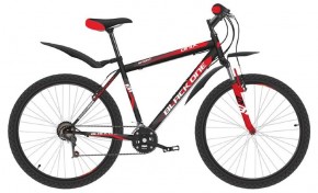 Велосипед Black One Onix 26 D Alloy чёрный/серый/красный 16"