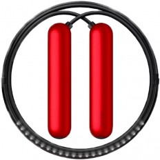 Умная скакалка Smart Rope. Размер L, 274 см. (на рост 178 - 188 см). Цвет красный.
