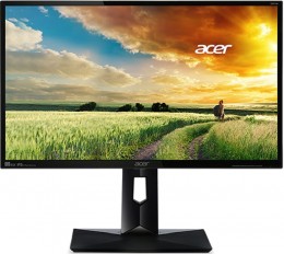 LCD Acer 27" CB271HKAbmidprx черный {IPS LED 3840x2160 4ms 16:9 178°/178° 300cd DVI HDMI DisplayPort}