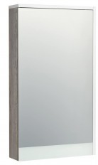 Зеркальный шкаф Aquaton Эмма белый, дуб наварра (1A221802EAD80)
